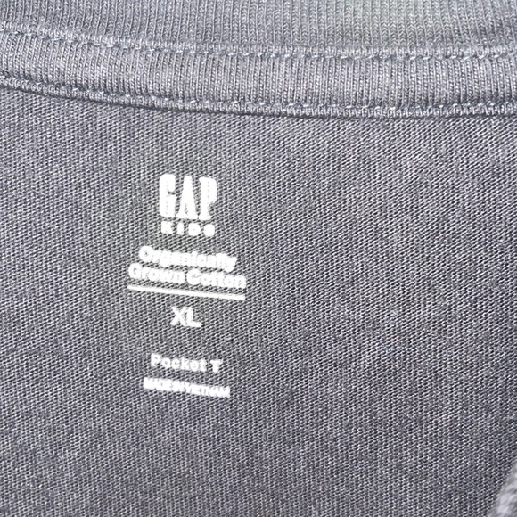 GAP Kids Long-Sleeve Shirt Boys Top Boys Size XL 12-13 years Black - Picture 3 of 5